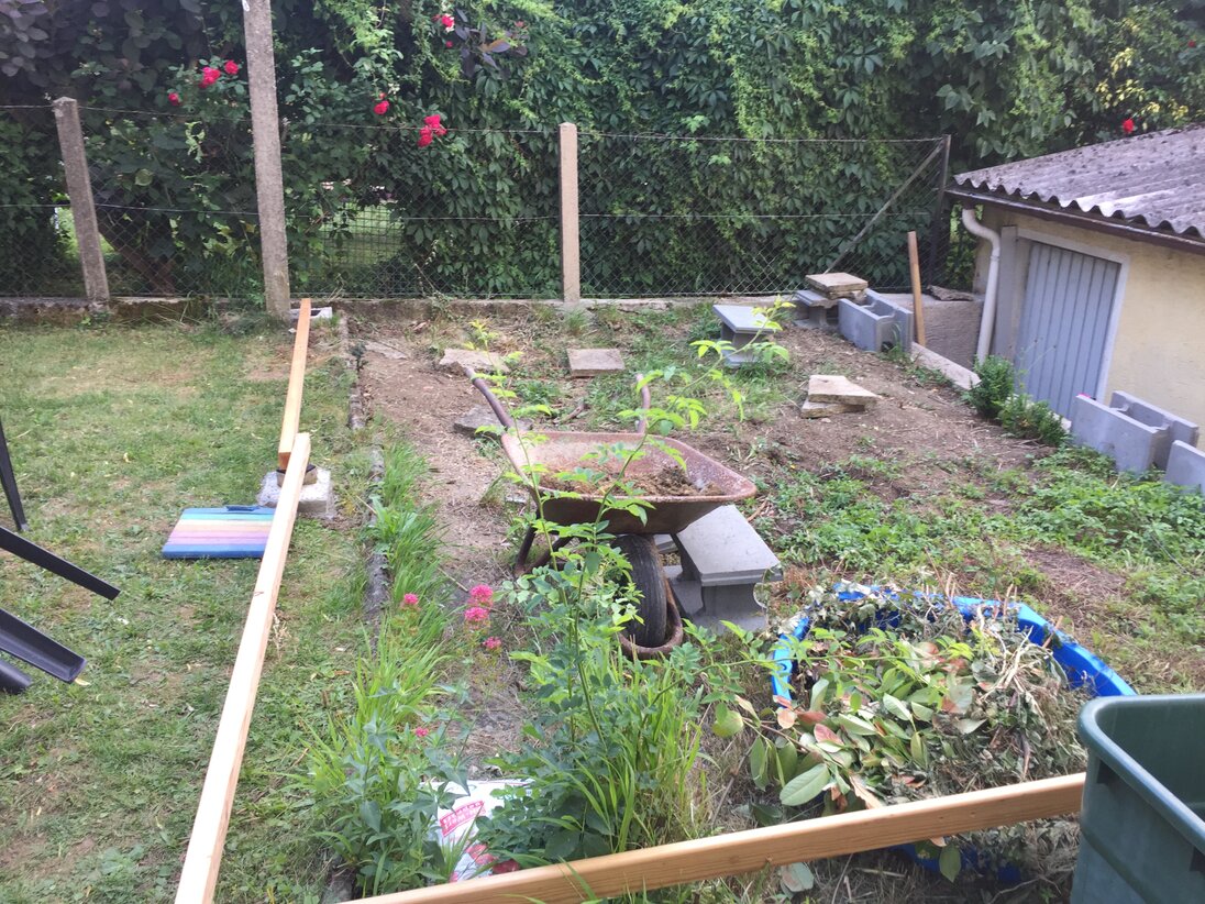 Gartenbereich im Wandel der Jahreszeiten